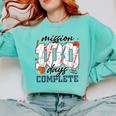Mission 100 Days Complete Baseball 100th Day Of School Boys Comfort Colors Sweatshirt Butter Mission 100 Days Complete Baseball 100th Day Of School Boys Comfort Colors Sweatshirt Butter