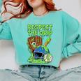 Spooky Zombie Respect The Drip Baseball Halloween Comfort Colors Sweatshirt Butter Spooky Zombie Respect The Drip Baseball Halloween Comfort Colors Sweatshirt Butter