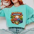 Spring Training 2026 Baseball Fan Retro Palm Cactus Comfort Colors Sweatshirt Butter Spring Training 2026 Baseball Fan Retro Palm Cactus Comfort Colors Sweatshirt Butter