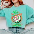 St Patrick Day Baseball Drip Ice Cream Kids Boys Men Comfort Colors Sweatshirt Butter St Patrick Day Baseball Drip Ice Cream Kids Boys Men Comfort Colors Sweatshirt Butter