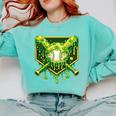 St Patrick's Day Baseball Boys Ice Cream Drip Youth Kids Premium Tri-Blend Comfort Colors Sweatshirt Butter St Patrick's Day Baseball Boys Ice Cream Drip Youth Kids Premium Tri-Blend Comfort Colors Sweatshirt Butter