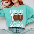 I Tackled 100 Days Of School Baseball Player Kids Teacher Comfort Colors Sweatshirt Butter I Tackled 100 Days Of School Baseball Player Kids Teacher Comfort Colors Sweatshirt Butter