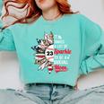 It Takes A Lot Of Sparkle To Be A Baseball Mom Comfort Colors Sweatshirt Butter