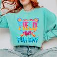 Teacher Kids Field Day 2026 Baseball Field Day Fun Day Comfort Colors Sweatshirt Butter