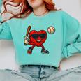Valentines Day Baseball Red Heart Love Boys Kids Tee Comfort Colors Sweatshirt Butter Valentines Day Baseball Red Heart Love Boys Kids Tee Comfort Colors Sweatshirt Butter