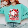 Women's Baseball Drip Ice Cream Boys Kids Youth Valentines Comfort Colors Sweatshirt Butter Women's Baseball Drip Ice Cream Boys Kids Youth Valentines Comfort Colors Sweatshirt Butter