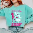 Women's Play Like A Girl Softball Baseball Girls Comfort Colors Sweatshirt Butter Women's Play Like A Girl Softball Baseball Girls Comfort Colors Sweatshirt Butter