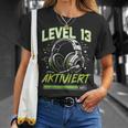 13 Geburtstag Jungenideo Gamer Level 13 Aktiviert Junge T-Shirt Geschenke für Sie