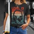 13 Geburtstag Jungenideo Gamer Level 13 Unlocked Jungs T-Shirt Geschenke für Sie