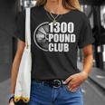 1300ポンドクラブパワーリフティング Tシャツ 彼女への贈り物
