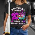 20歳のバースデーガール、20年目のフルーツコーンループス、背番号20 Tシャツ 彼女への贈り物