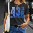43歳 男性 ギフト 43歳 誕生日プレゼント 女性用 Tシャツ 彼女への贈り物