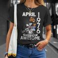 50Th Birthday Legends April 1976Intage 50 Years Old Tシャツ 彼女への贈り物
