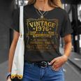 50歳 誕生日 男性女性intage 1976年1976年生まれ レトロデザインブランド Tシャツ 彼女への贈り物