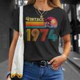 52歳の誕生日プレゼント 52歳 男性 女性 レトロ ヴィンテージ 1974 Tシャツ 彼女への贈り物