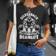 964シルバーバックジムアパレル、ボディビルディング、ストロングマン、 Tシャツ 彼女への贈り物