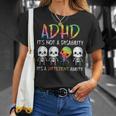 Adhd It's Not Disability It's A Different Abilitykeleton Tシャツ 彼女への贈り物