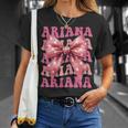 Ariana Lazo De Coqueta Con Nombre Estético Para Es Y Niñas Camiseta unisex Regalos para ella