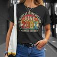 Awesomeince June 2007 ビンテージ レトロ 19歳の誕生日 メンズ Tシャツ 彼女への贈り物