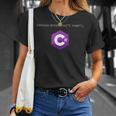 C コーディングプログラミングコードデベロッパー テックデベロッパー プログラマー Tシャツ 彼女への贈り物