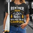 Camper Wohnmobil Ruhestand 2026 Camping Rentner T-Shirt Geschenke für Sie