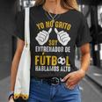 Coach Divertidooy Entrenador De Fútbol Hablamos Alto Camiseta unisex Regalos para ella
