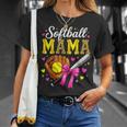Cute Softball Mama Mother's Day Softball Mom Sports Player T-Shirt Gifts for Her