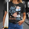 Cute We Can Bearly Wait For Gender Neutral ベビーシャワーパーティー Tシャツ 彼女への贈り物