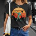 Dabbing Alien ハロウィン 面白い ダブ ダンス ポーズ トリック オア トリート Tシャツ 彼女への贈り物