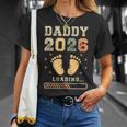 Daddy 2026 Loading Paternità Futuro Papà Maglietta Regalos para ella