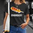 Dango！- おだんご『スイーツ ポップ』団子 和菓子 面白 イラスト Tシャツ 彼女への贈り物