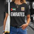 De Los Emiratos Árabes Unidos Regalo De La Bandera De Los Emiratos Camiseta unisex Regalos para ella