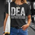 Dea Drink Every Afternoon シャツ 面白い メンズ レディース ドリンク Tシャツ 彼女への贈り物