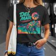 Del Mar 競馬 サラブレッドサンタアニタ競馬選手 Tシャツ 彼女への贈り物