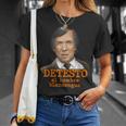 Detesto Al Hombre Blandengue Camiseta unisex Regalos para ella