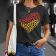 Deutschland Flagge Herz Aus Leidenschaft Für Deutschland T-Shirt Geschenke für Sie