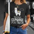 Dimelo En Espanol Por Favor 面白い スペイン語 Tシャツ 彼女への贈り物