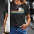 I Do What I Want ファニーキャット 中指 胸ポケット レトロ Tシャツ 彼女への贈り物