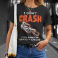 I Dont Crash ダートバイク 面白い モトクロス バイカー メンズ レディース キッズ Tシャツ 彼女への贈り物