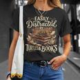 Easily Distracted By Turtles And Books T-Shirt Gifts for Her Easily Distracted By Turtles And Books T-Shirt Gifts for Her