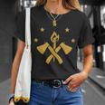 Fba マルーンフラッグ ファンデーション ブラック アメリカン Tシャツ 彼女への贈り物