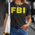 Fbi ハロウィン おもしろコスチューム Tシャツ 彼女への贈り物