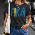 Fikaweden 面白いワードゲーム スウェーデン語 Tシャツ 彼女への贈り物
