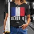 Fr Ciudad Bandera Drapeau Français Camiseta unisex Regalos para ella