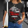 Freedom Convoy United Canada Truckers Tシャツ 彼女への贈り物