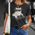 Dj Cat Techno Music Festival Lover Musician Women Tシャツ 彼女への贈り物