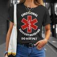 Emotionalupport Husband Do Not Pet Tシャツ 彼女への贈り物