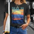 Galaxirginia Usa 山景色 サンセットスタイルデザイン Tシャツ 彼女への贈り物