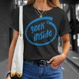 Geek Inside Eccentric Intellectual Tech Tシャツ 彼女への贈り物