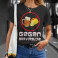 Gegen Bierversuche Bier Männer T-Shirt Geschenke für Sie